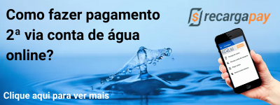 Aprenda a pagar sua 2 via conta de água com RecargaPay