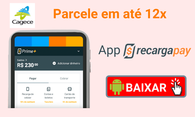 baixe o app para pagar cagece 2 via