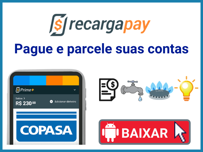 baixe o app e pague a 2 via copasa