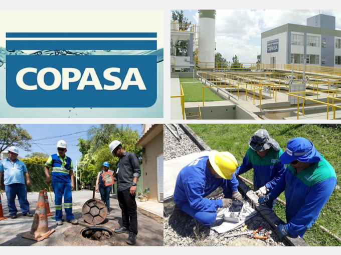 COPASA, empresa de serviços de água e saneamento em MG
