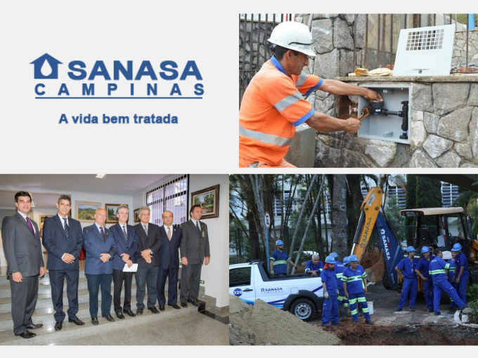 SANASA, Sabesp, empresa de serviços de água e saneamento em Campinas