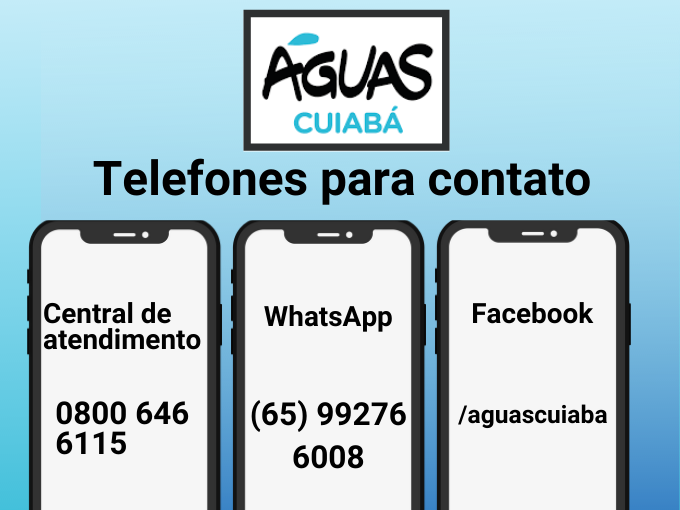 Telefones Atendimento Águas Cuiabá