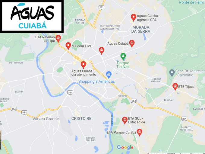 Escritórios Atendimento Águas Cuiabá