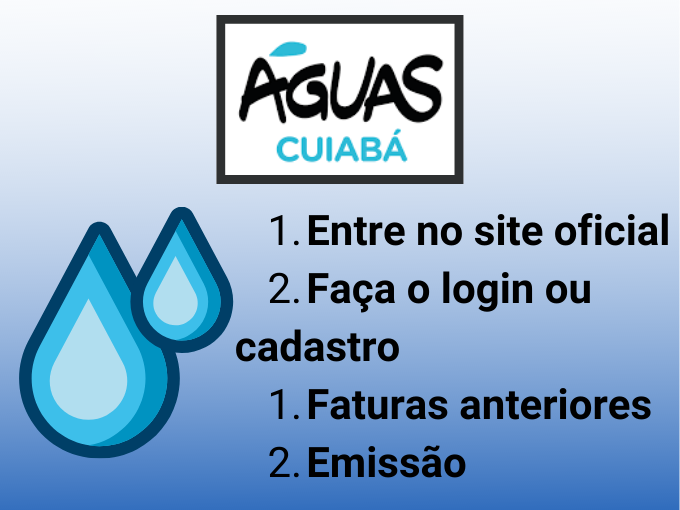 Águas Cuiabá 2 via pela matrícula