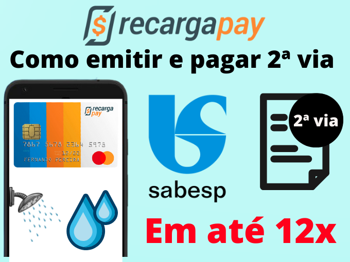 como emitir e parcelar sua 2 via sabesp