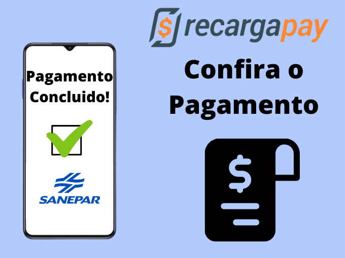 confirme o pagamento da fatura sanepar 2 via