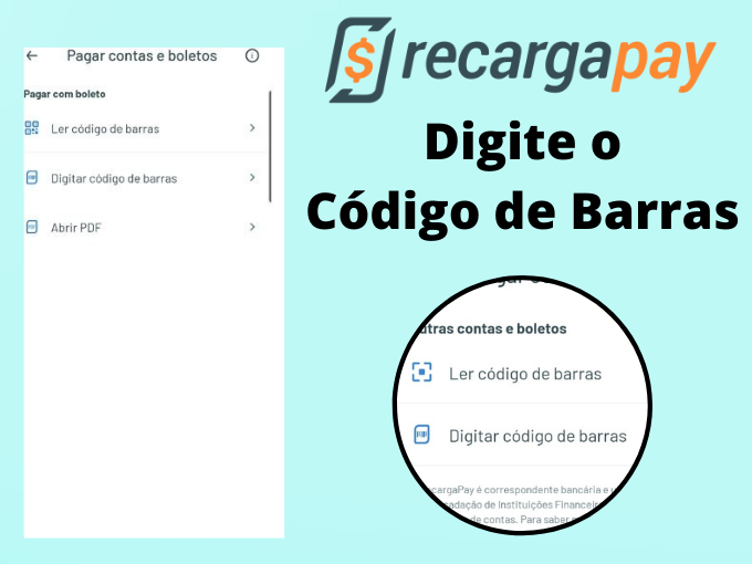 Realize a digitalização do código de barras