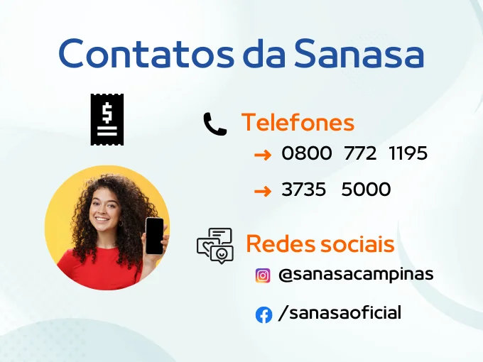 Como entrar em contato com a Sanasa?